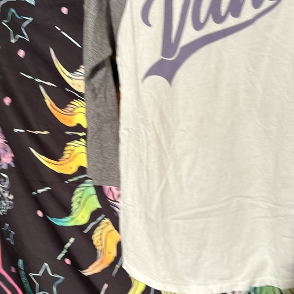 Vans Women’s baseball style 3/4 long sleeve T-shirt Size Small - Picture 4 of 5